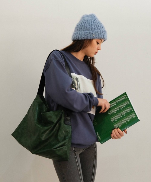 「TINA：JOJUN」 ショルダーバッグ F ダークブラウン レディース_画像8