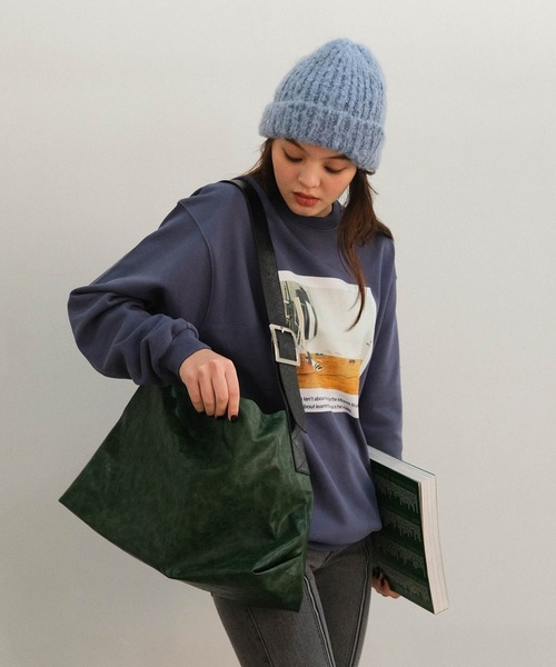 「TINA：JOJUN」 ショルダーバッグ F ダークブラウン レディース_画像9