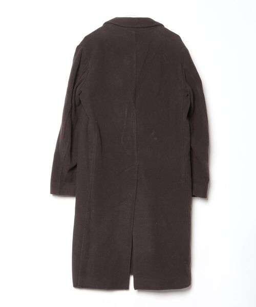 「WYM LIDNM」 チェスターコート M ブラウン メンズ_画像2