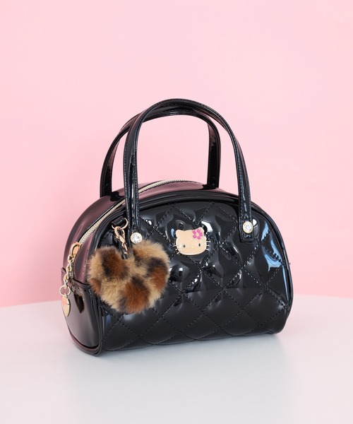 sanrio（サンリオ） ポーチ キティエナメルキルトPミニボストンポーチ