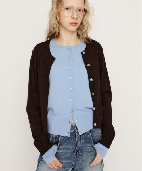 SLY（スライ） ニット セーター 「2026SS新作」LAYERED LIKE KNIT TOPS