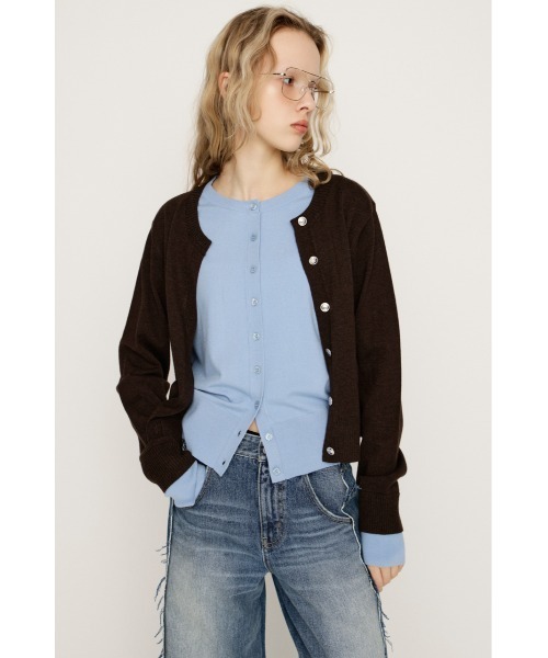 SLY（スライ） ニット セーター 「2026SS新作」LAYERED LIKE KNIT TOPS