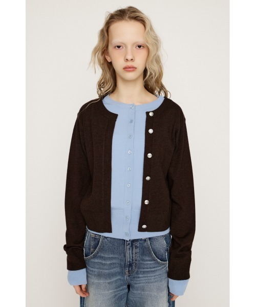 ニット/セーター UNDRESSDE SHIRT LAYERD KNIT adidas Originals Cashmere Knit Sweater - Blue | Free Shipping with