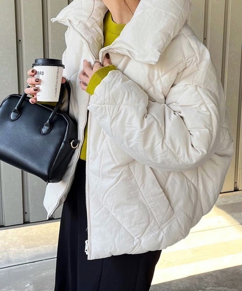 「andme」 ブルゾン M アイボリー レディース_画像7