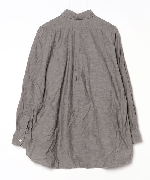 「Kaptain Sunshine」 長袖シャツ MEDIUM ダークグレー メンズ_画像2