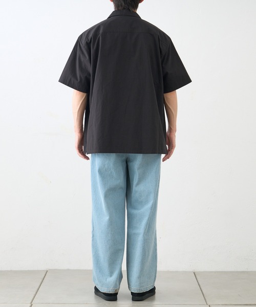 「Franklin Climbing」 半袖シャツ LARGE スカイブルー メンズ_画像5