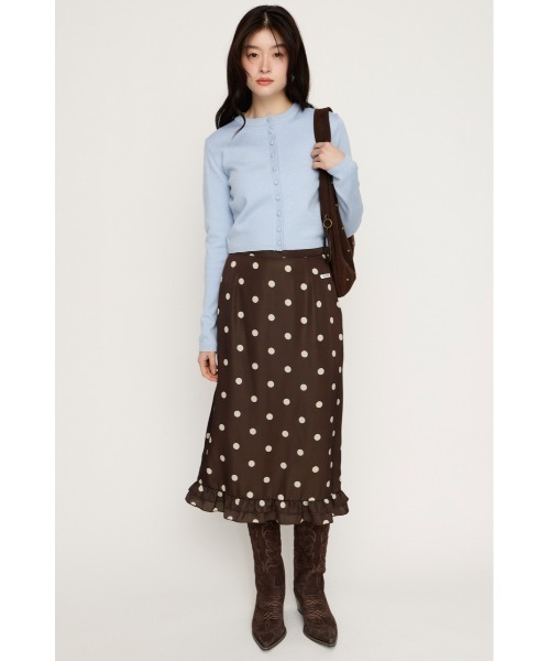 SLY（スライ） スカート MICHIXSLY DOTS SK ミチスライドットスカート