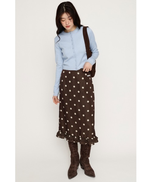 SLY（スライ） スカート MICHIXSLY DOTS SK ミチスライドットスカート