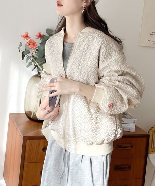 「Java」 ブルゾン X-LARGE ホワイト系その他 レディース_画像7