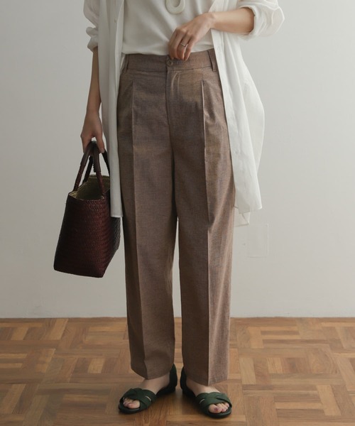 「URBAN RESEARCH DOORS」 スラックス SMALL グレー レディース_画像6