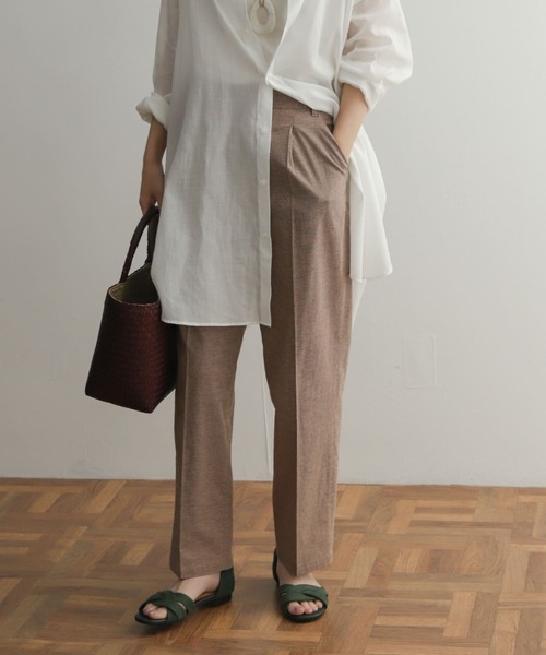 「URBAN RESEARCH DOORS」 スラックス SMALL グレー レディース_画像7