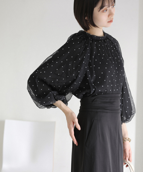 【さきちー】La TOTALITE ブラウス La TOTALITE（ラ トータリテ） ブラウス シャツ 「洗える」2way