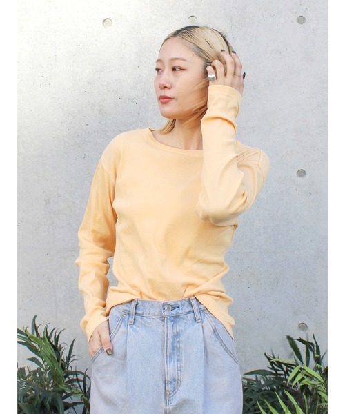 Ungrid（アングリッド） tシャツ シアーフィットロングスリーブTee
