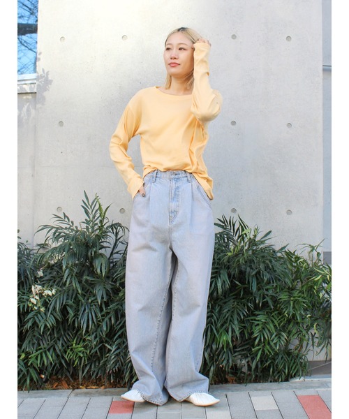Ungrid（アングリッド） tシャツ シアーフィットロングスリーブTee