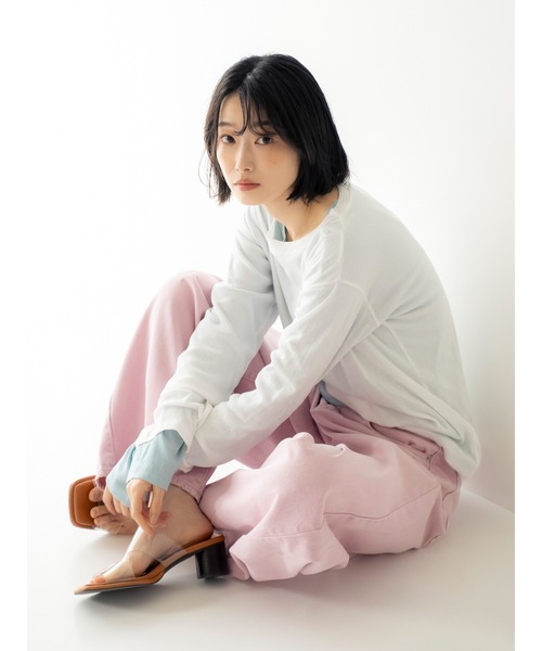 Ungrid（アングリッド） tシャツ シアーフィットロングスリーブTee