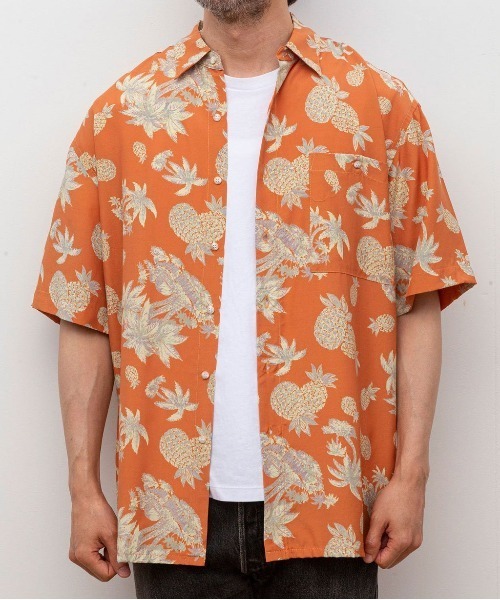 tシャツ A blends パイナップルアロハシャツ メンズ