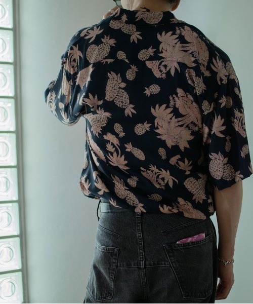 アロハ♪！ A blends アロハシャツ tシャツ パイナップルアロハシャツ メンズ
