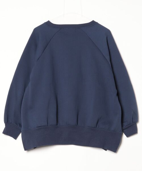 「MONO-MART」 スウェットカットソー M ネイビー レディース_画像2