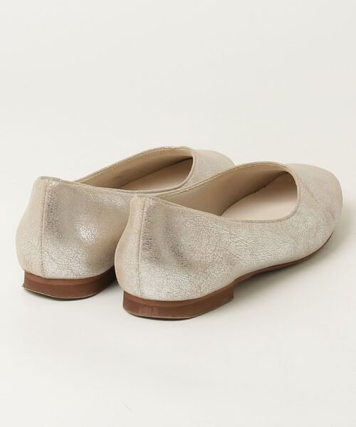 「LE TALON」 フラットパンプス 24cm シルバー レディース_画像2