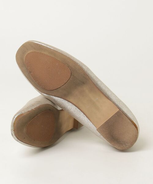 「LE TALON」 フラットパンプス 24cm シルバー レディース_画像3