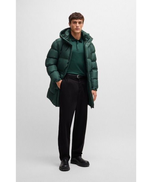 BOSS（HUGO BOSS） 「BOSS」 長袖ポロシャツ S ブラック メンズ