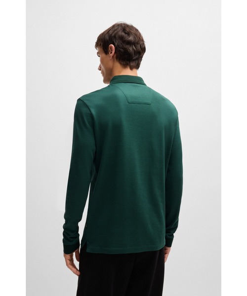 BOSS（HUGO BOSS） 「BOSS」 長袖ポロシャツ S ブラック メンズ