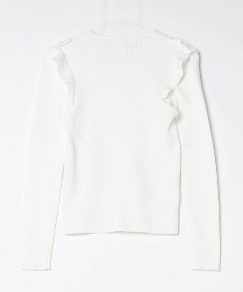 「Sov.」 ニットカーディガン 38 オフホワイト レディース_画像2