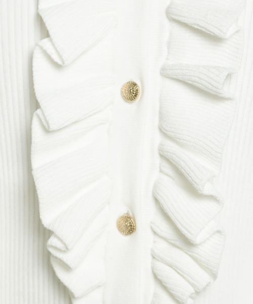 「Sov.」 ニットカーディガン 38 オフホワイト レディース_画像8