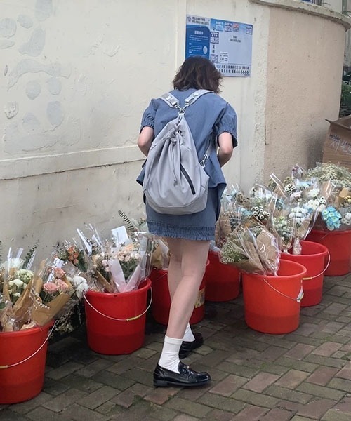 「gossip!ロサンゼルス」 2WAYバッグ FREE ライトグレー レディース_画像8