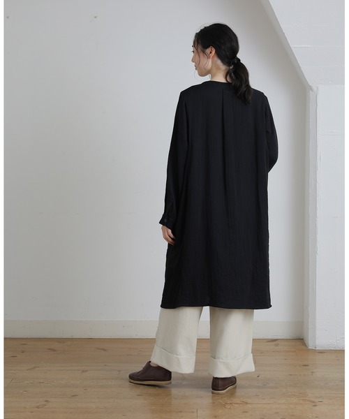 「Plantation」 長袖ワンピース M size イエロー レディース_画像5