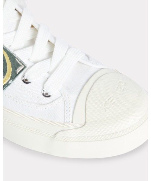 スニーカー 'KENZO Hoshi' ハイトップ スニーカー イン コットンキャンバス メンズの画像