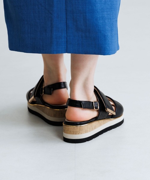 HIMIKO 厚底 スポーツサンダル サンダル 夏 「HIMIKO」ソフトシープパ