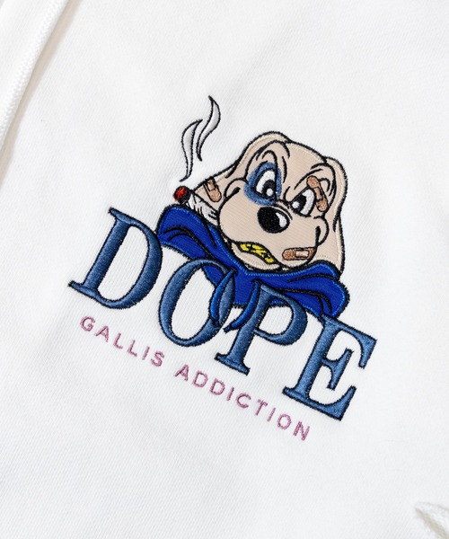 「GALFY」 ジップアップパーカー X-LARGE ブラック メンズ_画像9