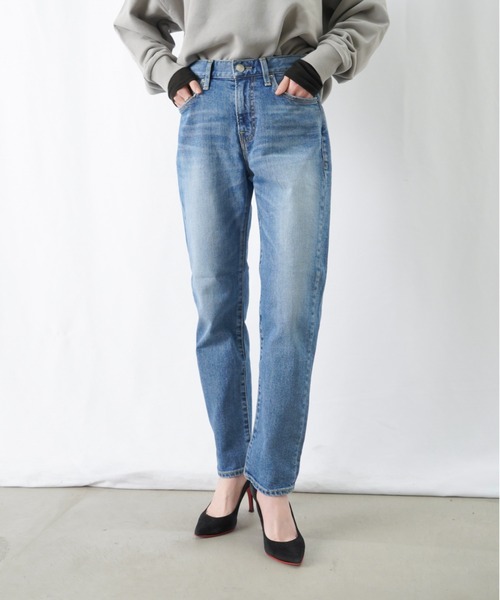 「Munich」 デニムパンツ SMALL インディゴブルー レディース_画像7