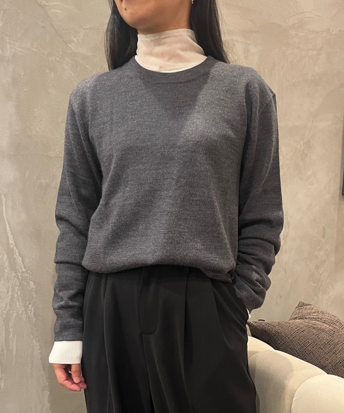 「BANANA REPUBLIC FACTORY STORE」 長袖ニット L グレー メンズ_画像2