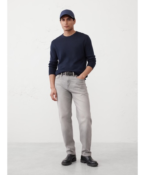 「BANANA REPUBLIC FACTORY STORE」 長袖ニット L グレー メンズ_画像5