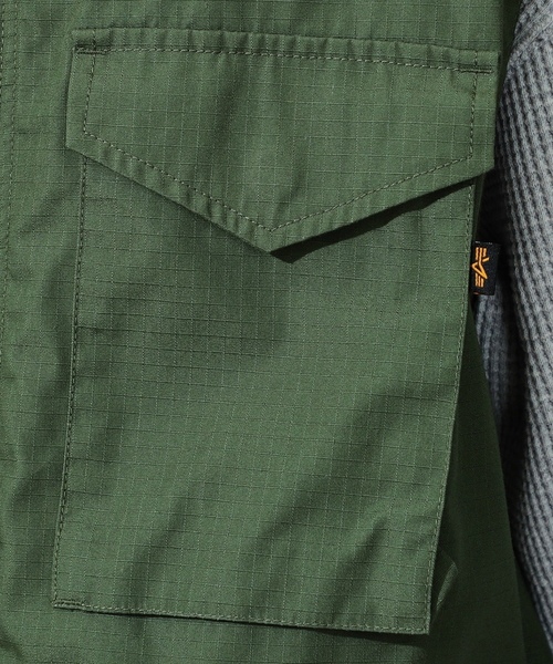 「ALPHA_」 ベスト X-LARGE ブラック メンズ_画像9