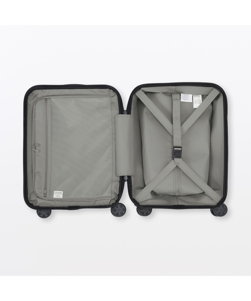極美品 無印良品 MUJI バーを自由に調節できるハードキャリーケース 20L 無印良品（MUJI） スーツケース バーを自由に調節できる ハード