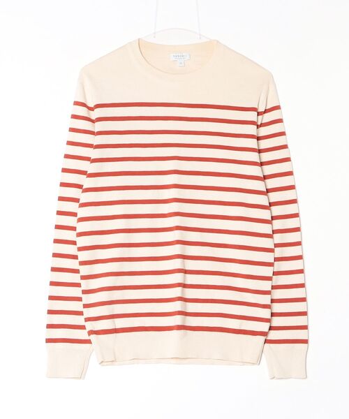 「SUNSPEL」 長袖ニット MEDIUM ベージュ メンズ
