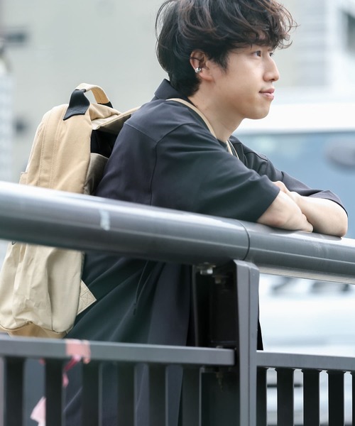 「SENSE OF PLACE by URBAN RESEARCH」 半袖シャツ LARGE グレー メンズ_画像4