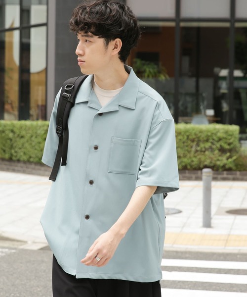 「SENSE OF PLACE by URBAN RESEARCH」 半袖シャツ LARGE グレー メンズ_画像6