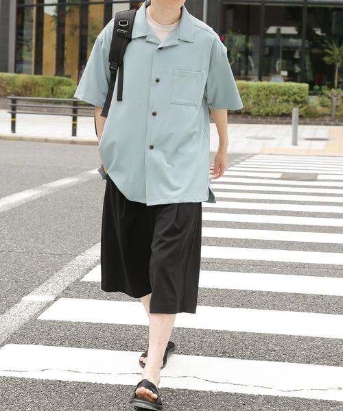 「SENSE OF PLACE by URBAN RESEARCH」 半袖シャツ LARGE グレー メンズ_画像7