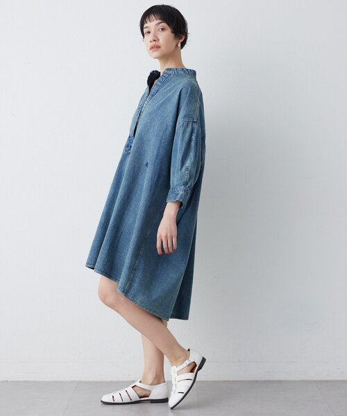 Whim Gazette（ウィム ガゼット） ブラウス シャツ DENIM刺繍