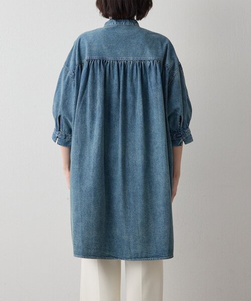 Whim Gazette（ウィム ガゼット） ブラウス シャツ DENIM刺繍