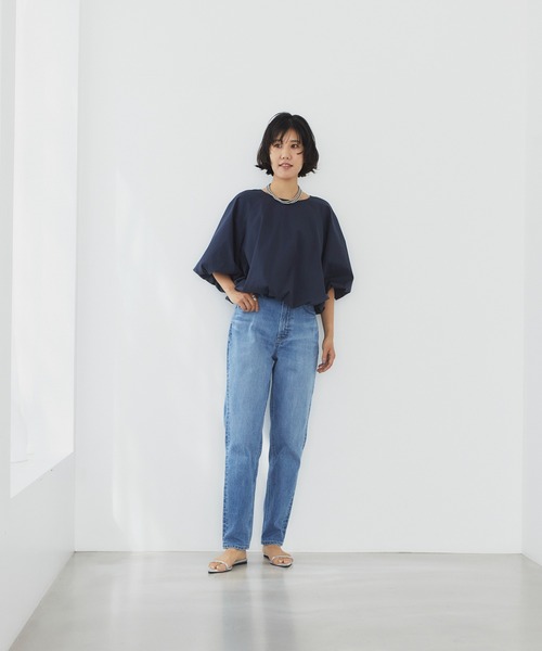 「YANUK」 デニムパンツ 23inch ブルー レディースの画像