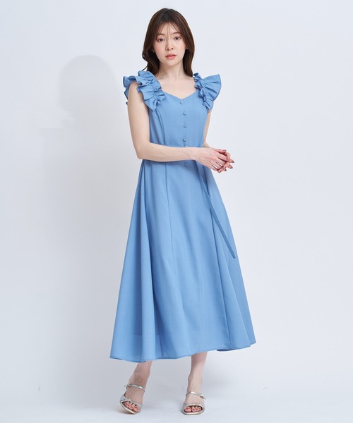 NOELA（ノエラ） ワンピース 肩フリルワンピース : ZOZOTOWN Yahoo!店