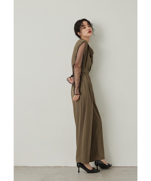 「niana」 オールインワン L ベージュ レディースの画像