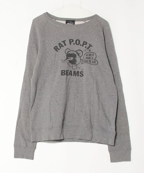 BEAMS（ビームス） スウェットカットソー L グレー メンズ : ZOZOTOWN
