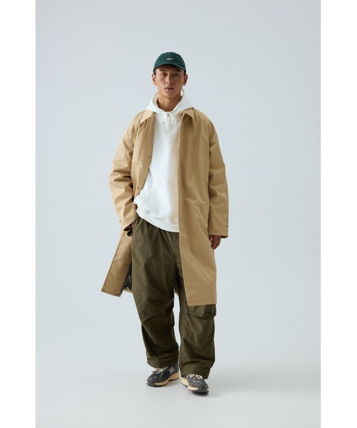 ステンカラーコート コート 3レイヤーコットンツイルバルマカーンコート / 3Layer Cotton Twill Balmacaan Coatの画像