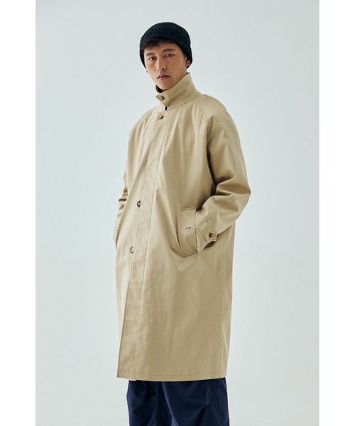 ステンカラーコート コート 3レイヤーコットンツイルバルマカーンコート / 3Layer Cotton Twill Balmacaan Coatの画像